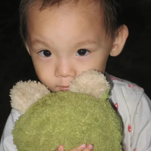 The children range in age from as little as 1 month old, to over 20 years old.