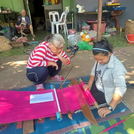 Widows weaving project